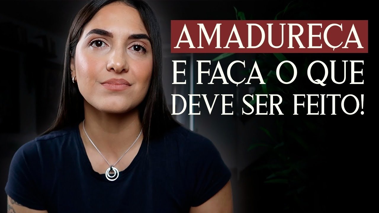MATURIDADE: FA&Ccedil;A O QUE DEVE SER FEITO! *Const&acirc;ncia e Disciplina*