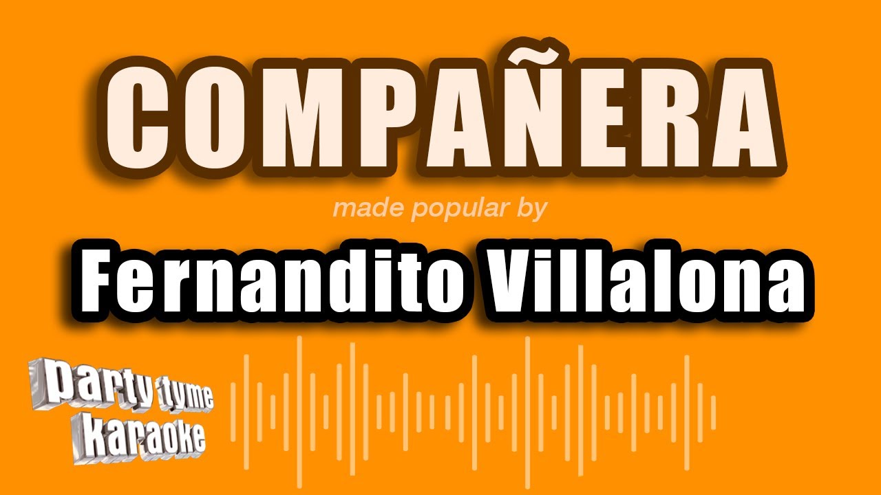 Fernandito Villalona - Compañera (Versión Karaoke)