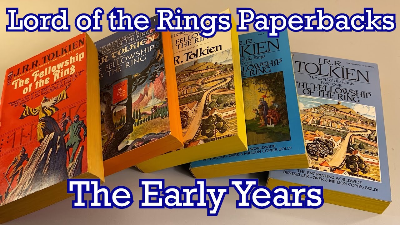 Tolkien Books Tutorial - Ace Books, Ballantine, Paperback books, Lord of the Rings, LOTR, The Hobbit