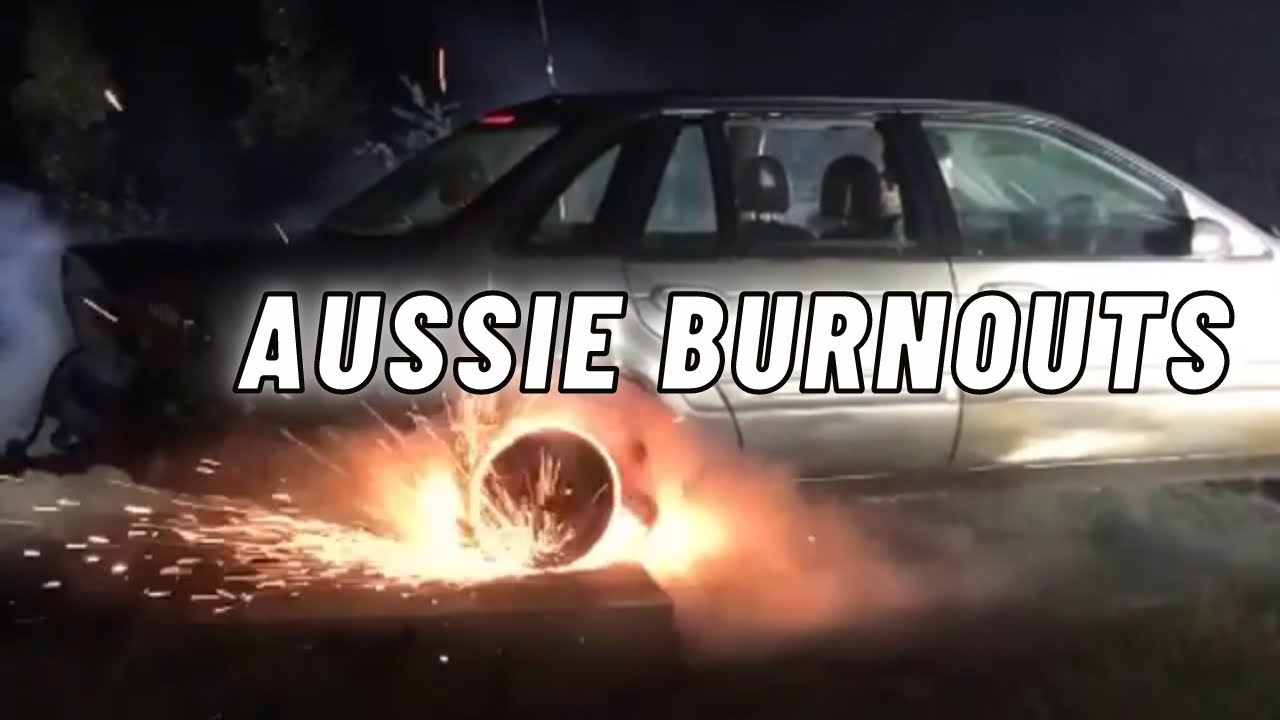 AUSSIE BURNOUTS COMPILATION