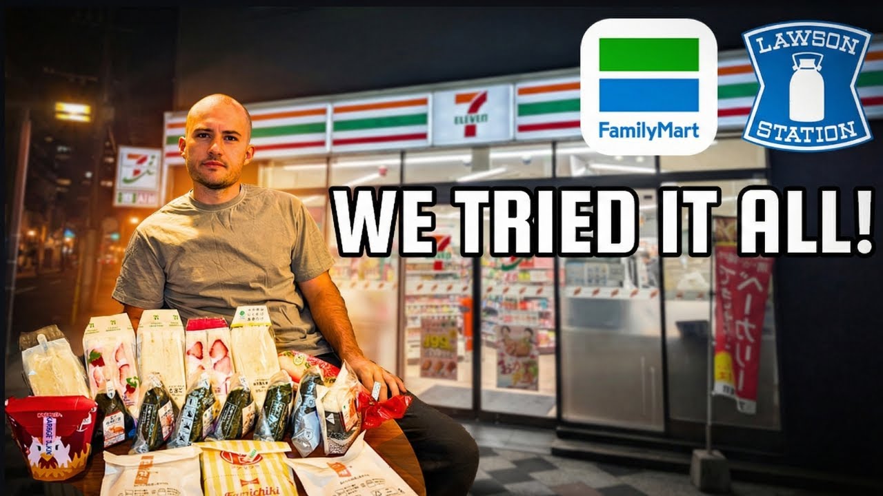 ULTIMATE Japan Konbini Feast! 🍱 7-Eleven vs Lawson vs FamilyMart