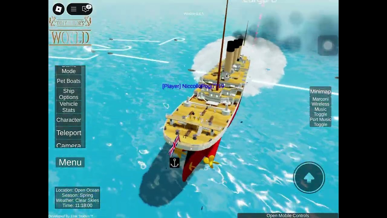 I made the titanic movie