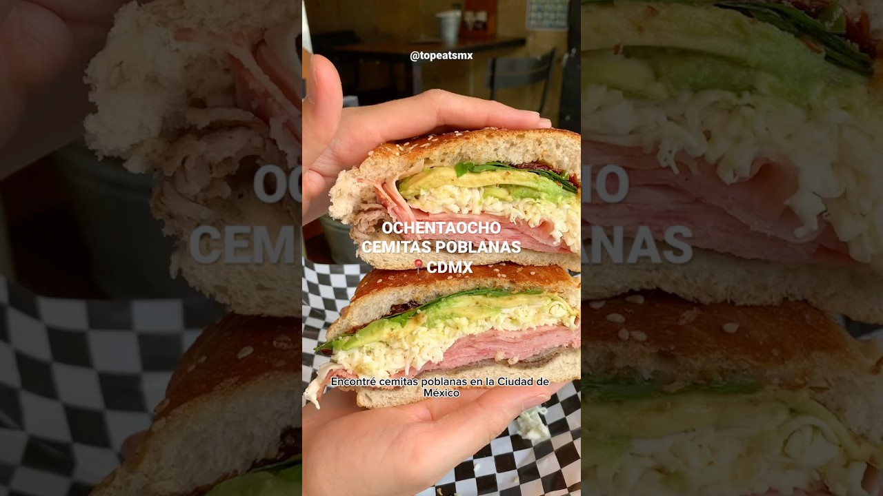 Ochentaocho Cemitas Poblanas en CDMX