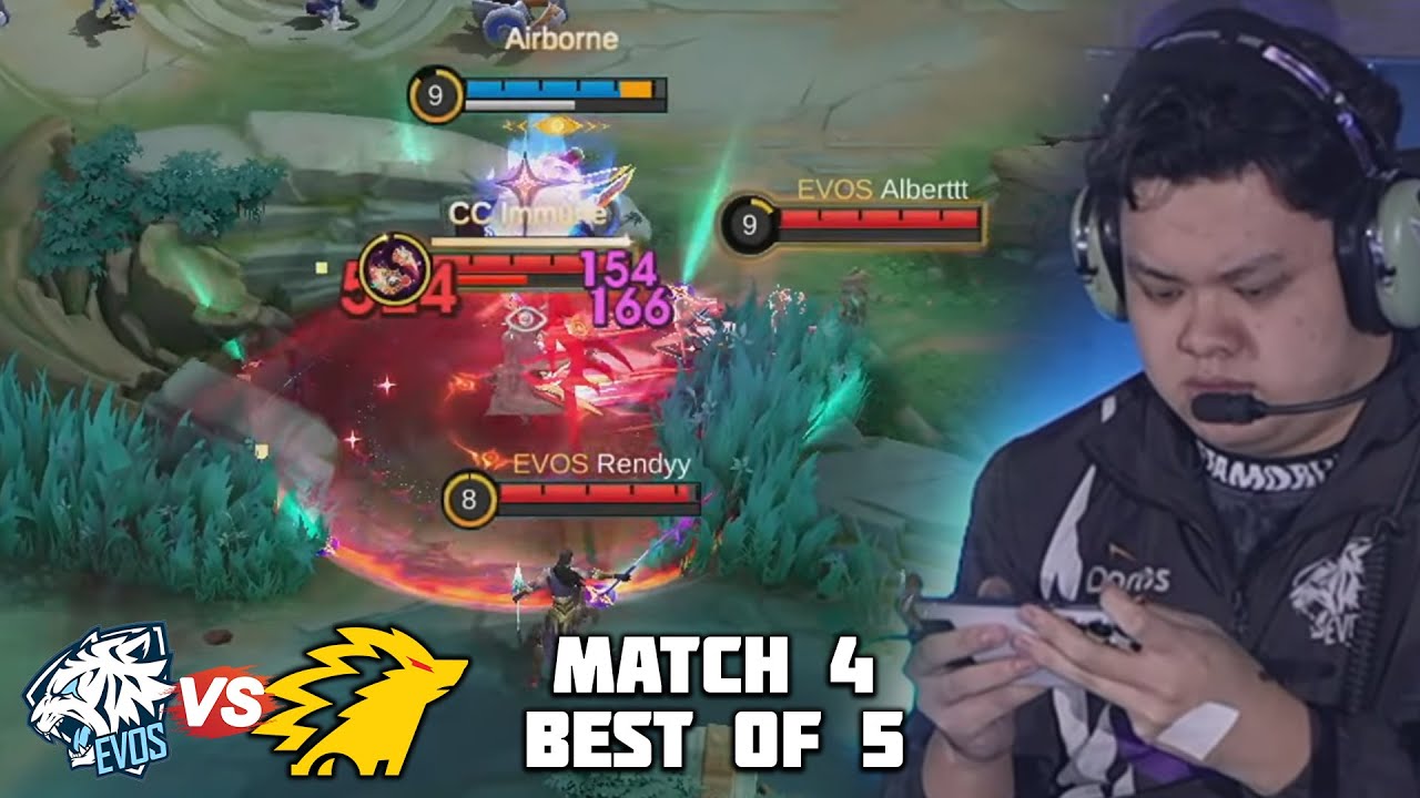WOMBO COMBO GUINEVERE ALBERT SAMA ARLOT RENDY!! EVOS VS ONIC MATCH 4