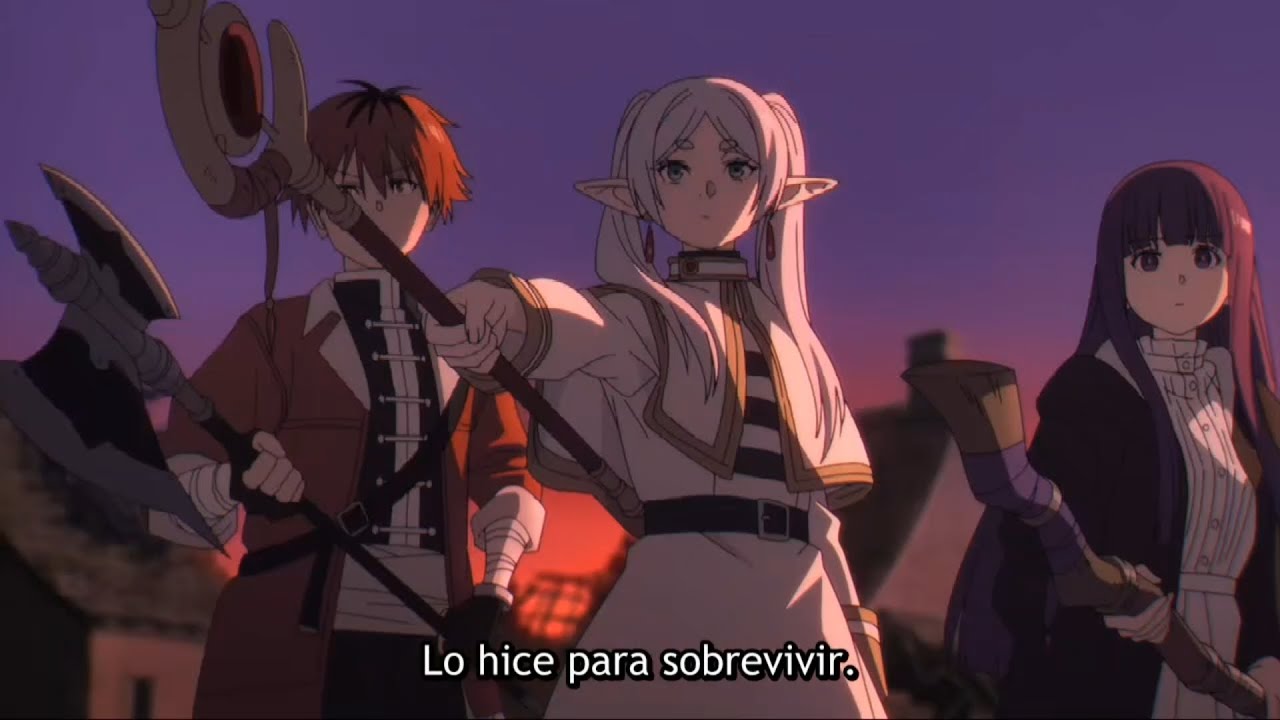 Frieren salva a Stark y Fern de ser engañados por un Demonio - Sousou no Frieren Season 2