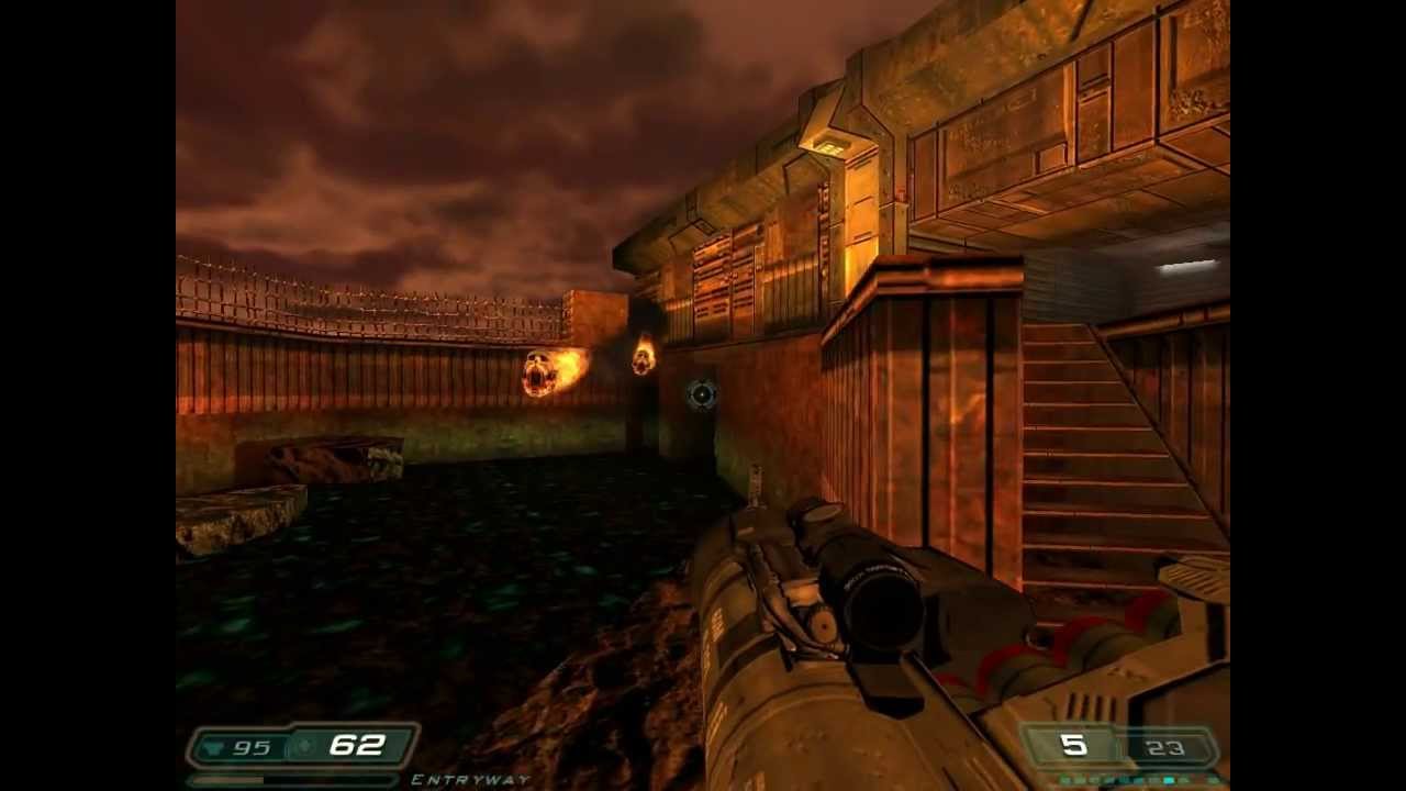 Doom 3 Mod Tested v7.0 Speed Run Level 6 (05:51)