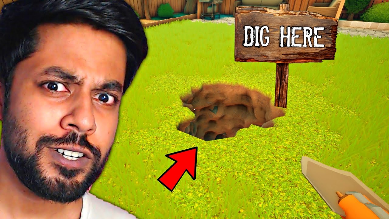 I FOUND SECRET TREASURE UNDER MY HOUSE ! | A game about digging a hole game | Mr IG