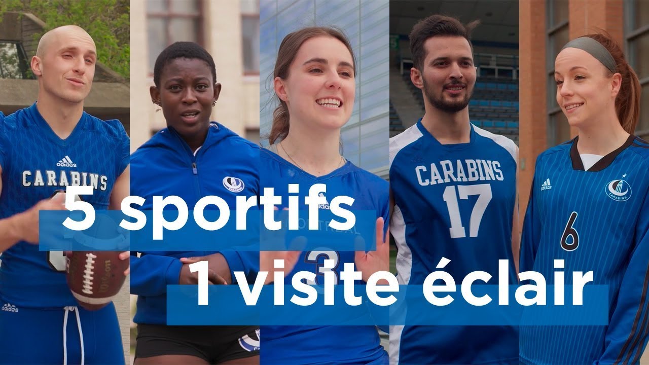 Visite du campus avec les Carabins de l'Université de Montréal