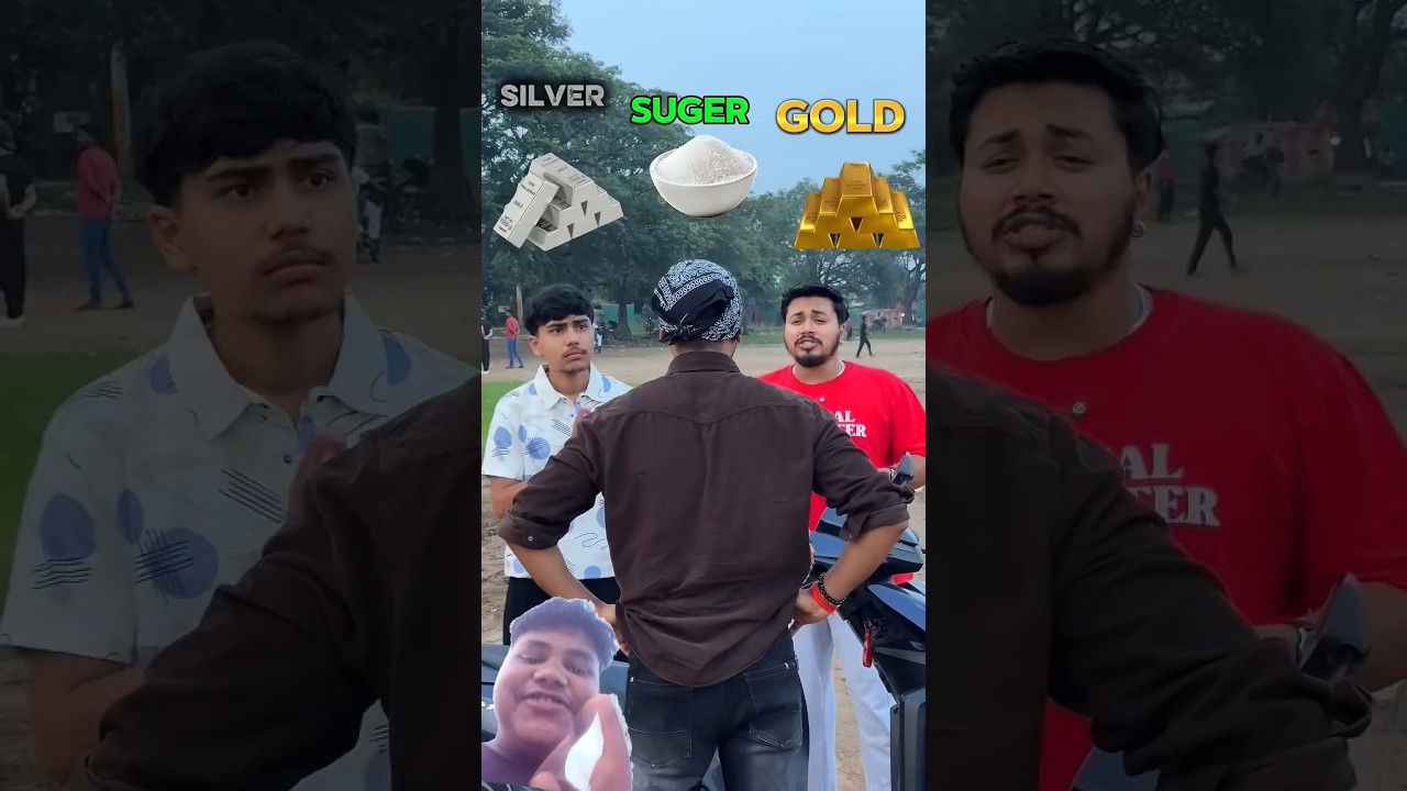 Real Aura 🤣 Sugar Crisis #gold #sugar #silver #ethanol #comedy #funny