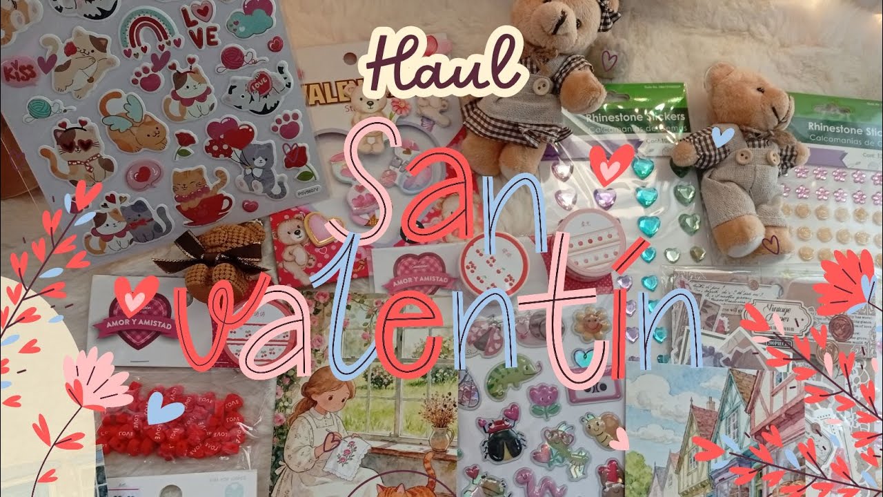 ♥️🧸💌Haul de SAN VALENTIN  #JOI #PARISINA #TEMU ♥️🧸💌