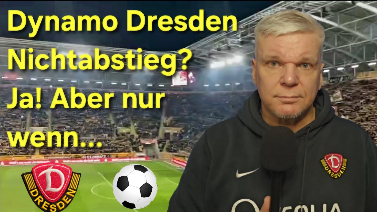 Dynamo Dresden in der Rückrunde: Das muss stabilisiert und das verbessert werden. Sonst 5. Abstieg!