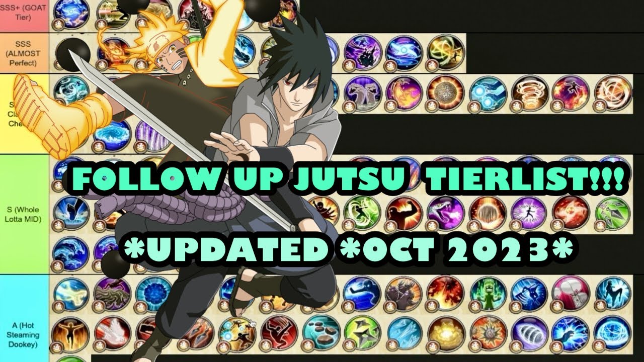 Follow Up Jutsu TIERLIST!! Which Follow Up Jutsus Should YOU USE?! (Nxb Ninja Voltage)