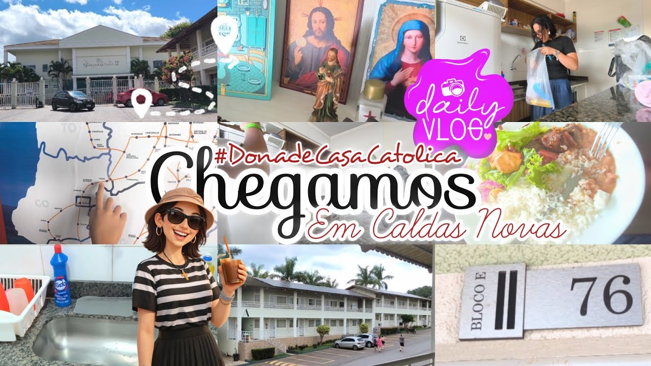CALDAS NOVAS/ NOSSA VIAGEM E CHEGADA AO HOTEL L'AQUA DIROMA 2 🏡 LAR DOCE LAR 🌺 ARRUMANDO O AP 💕 VLOG