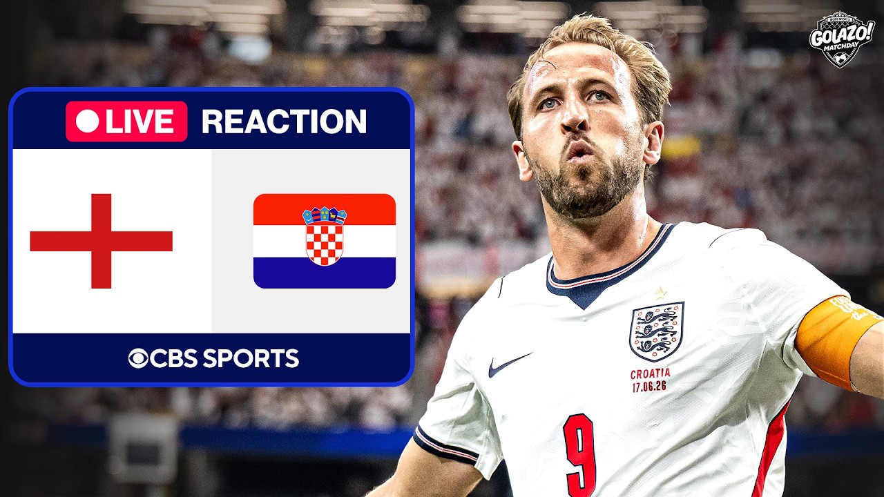Golazo Matchday Live: England 4-2 Croatia Full reaction + World Cup Previews