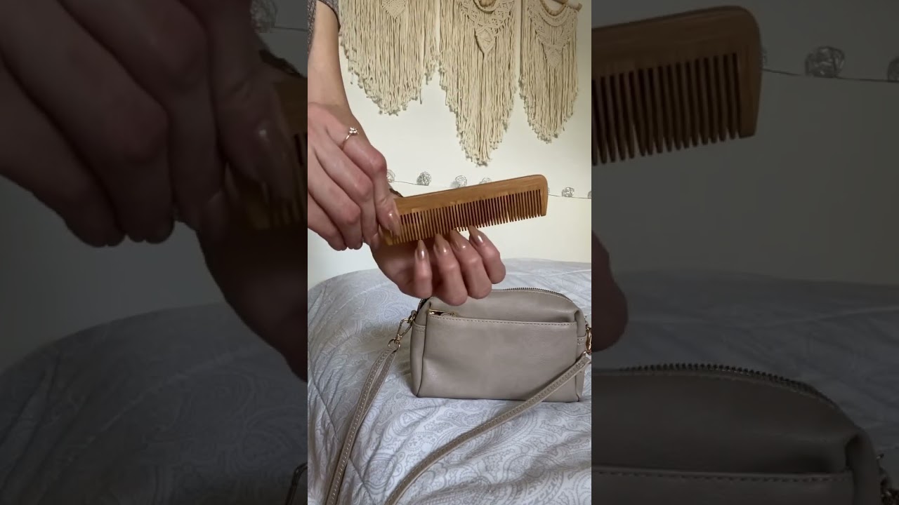 ASMR qué hay en mi bolso 🤍 para hacer mandados 