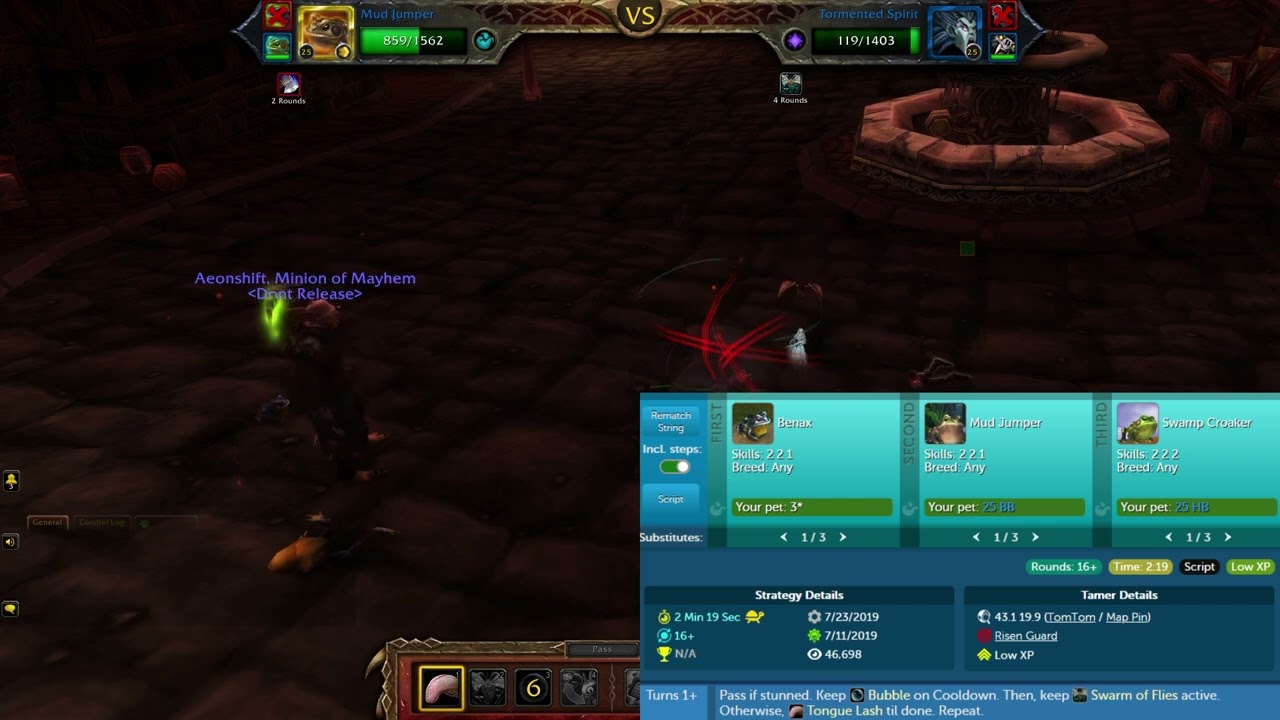 Quick Guide: Risen Guard - Stratholme Pet Battle Dungeon