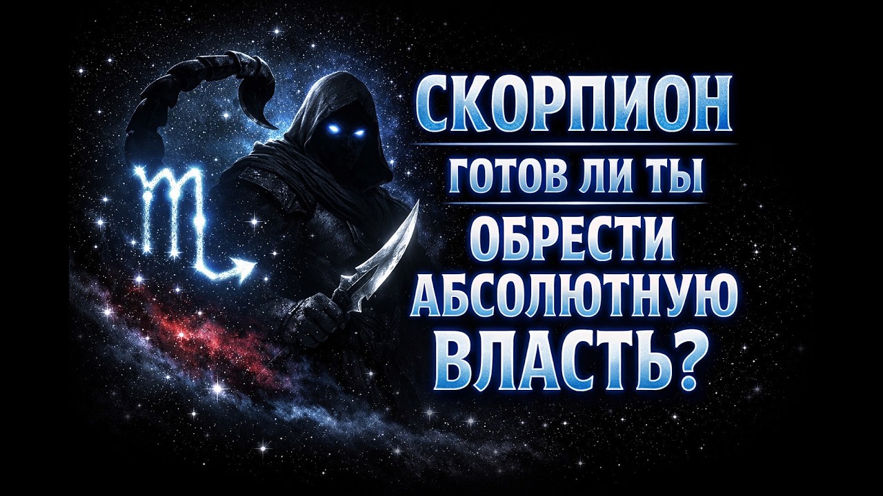 СКОРПИОН: ГОТОВ ЛИ ТЫ ПРИНЯТЬ СВОЮ НАСТОЯЩУЮ ВЛАСТЬ?
