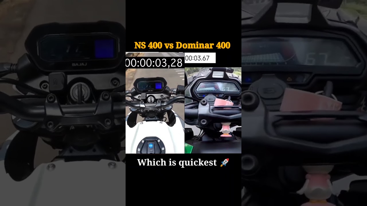 Ns 400 vs Dominar 400 Drag race ! 0 to 100 #shorts #ns400 #dominar400 #dragrace #bikelover #tfsride