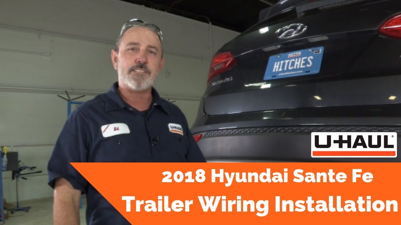 2018 Hyundai Santa Fe Trailer Wiring Installation