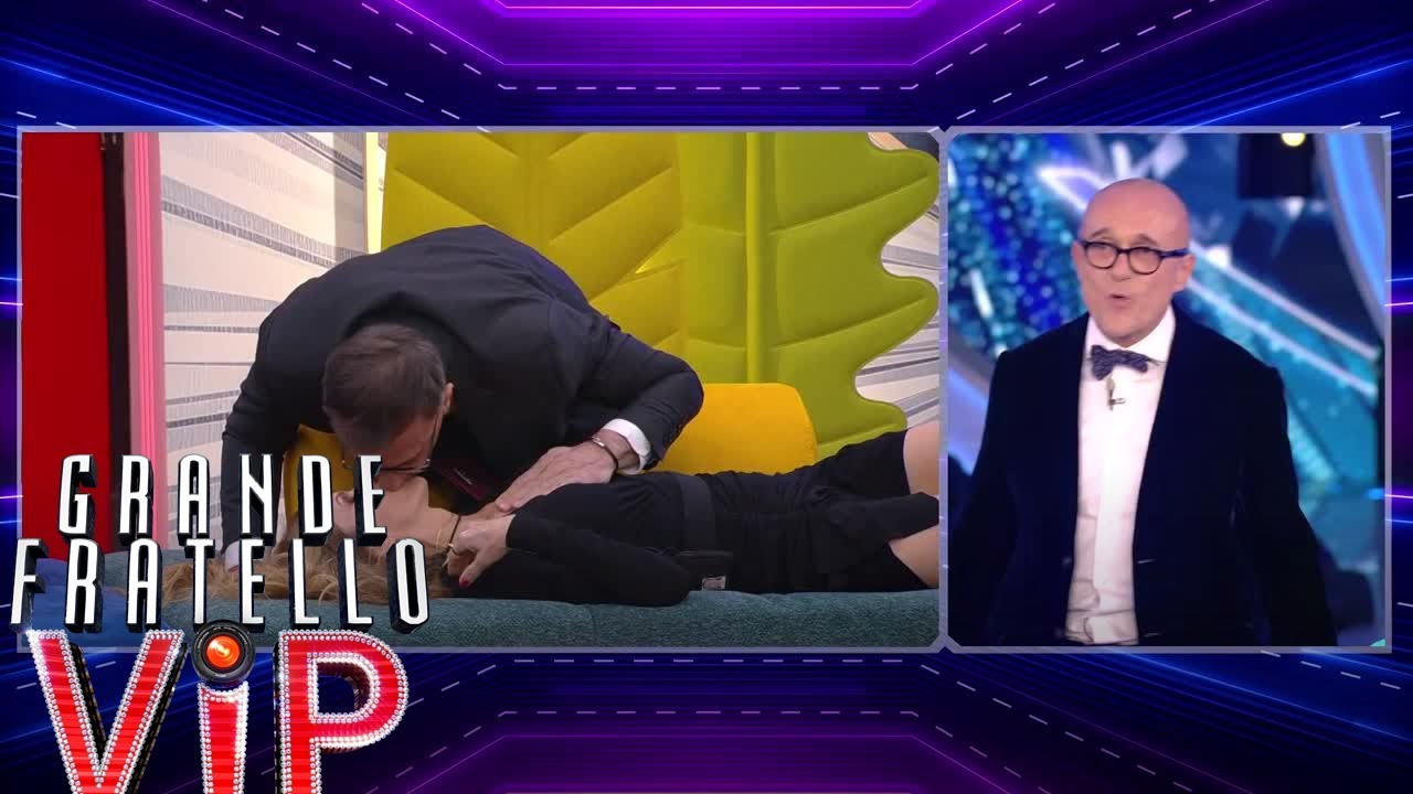 Grande Fratello VIP - Un ingresso al bacio per Rita Rusic