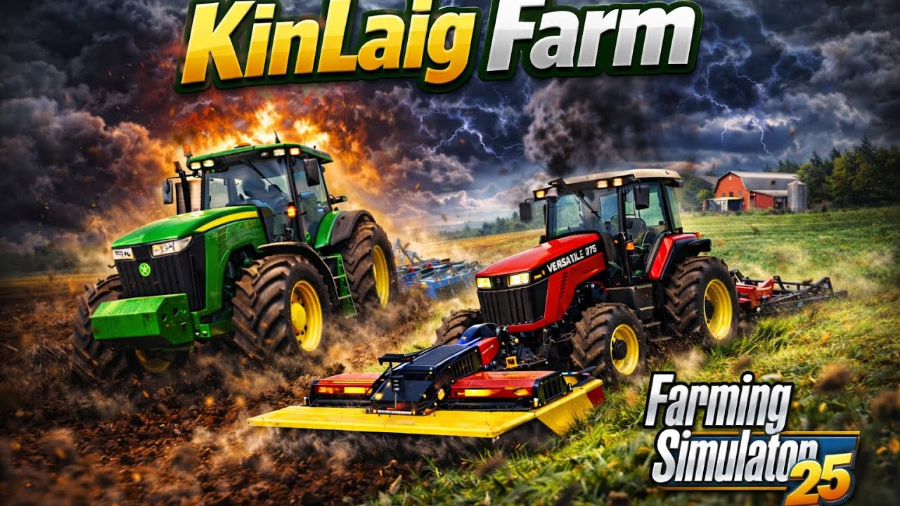 МЕГА ТРАКТОР МЕГА РАЛО! 🚜💥 Косим ливадата! | MEGA TRACTOR MEGA PLOW! Farming Simulator 25