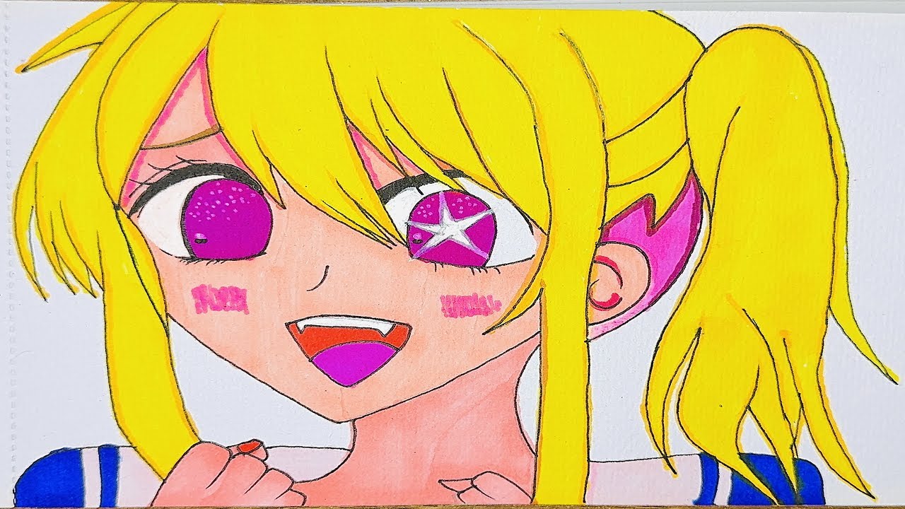 Drawing Ruby Hoshino from scratch! (Illustration Tutorial) #ononnasartstudio #anime