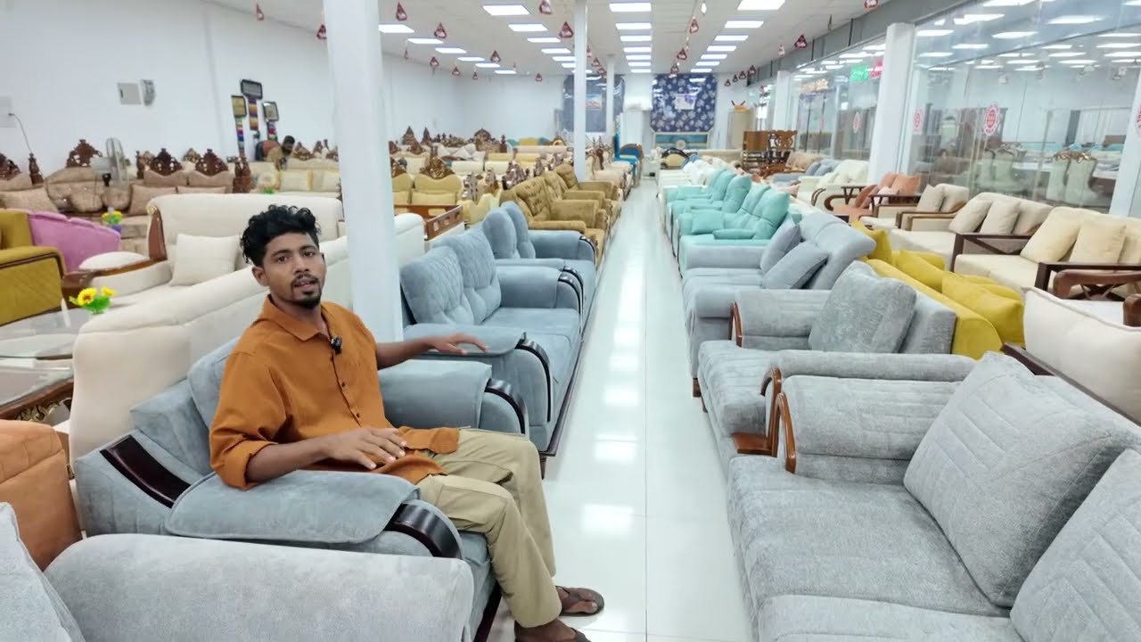 আধুনিক নতুন ডিজাইনের সোফা সেট | Premium Design Sofa Price BD