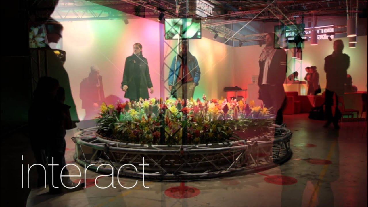 Flosculus - Flower Power interactive installation
