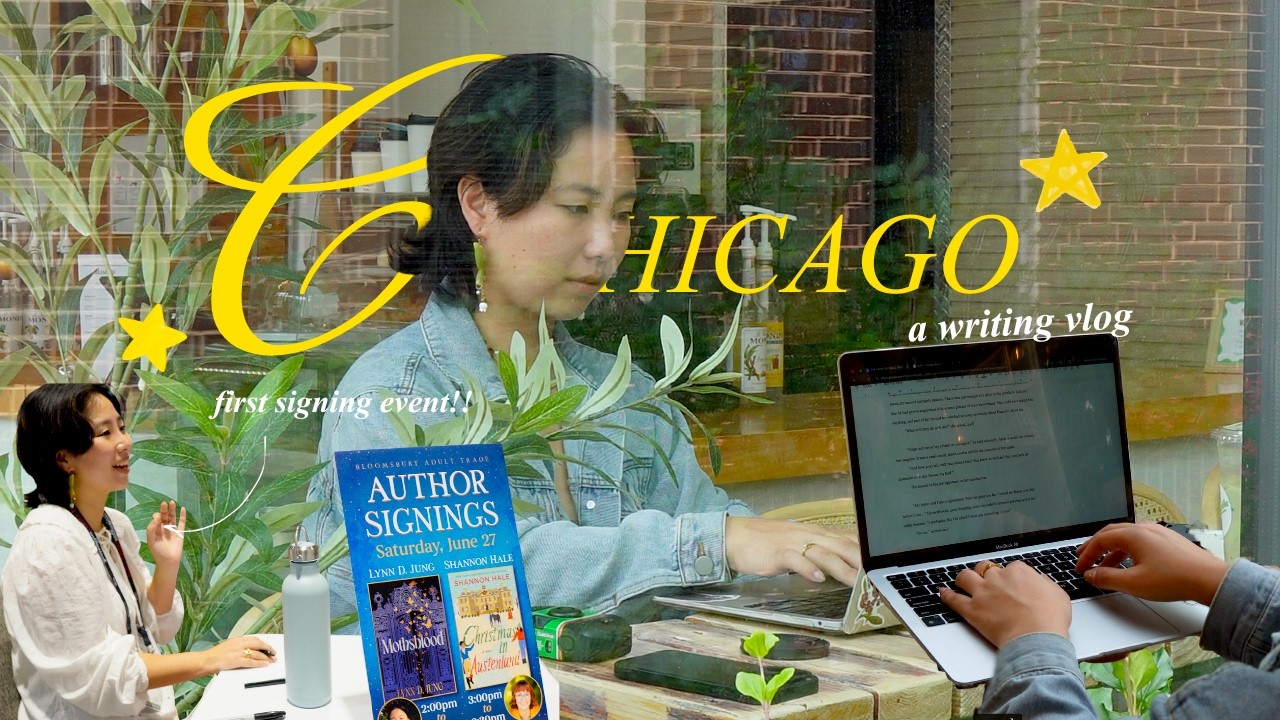 🌻 let&rsquo;s go to my first official author event! // chicago author vlog