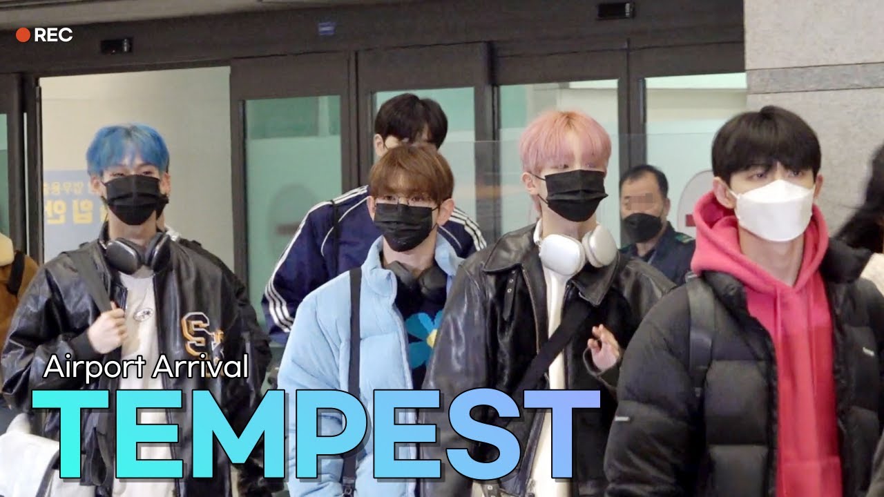 템페스트(TEMPEST) '2022 MAMA' 인천공항 입국 | TEMPEST Airport Arrival