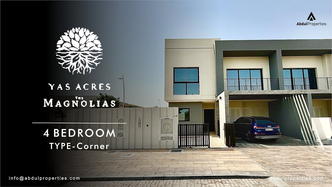4 BR: Corner & Double Row: The Magnolias #yasacres #yasisland #magnolias