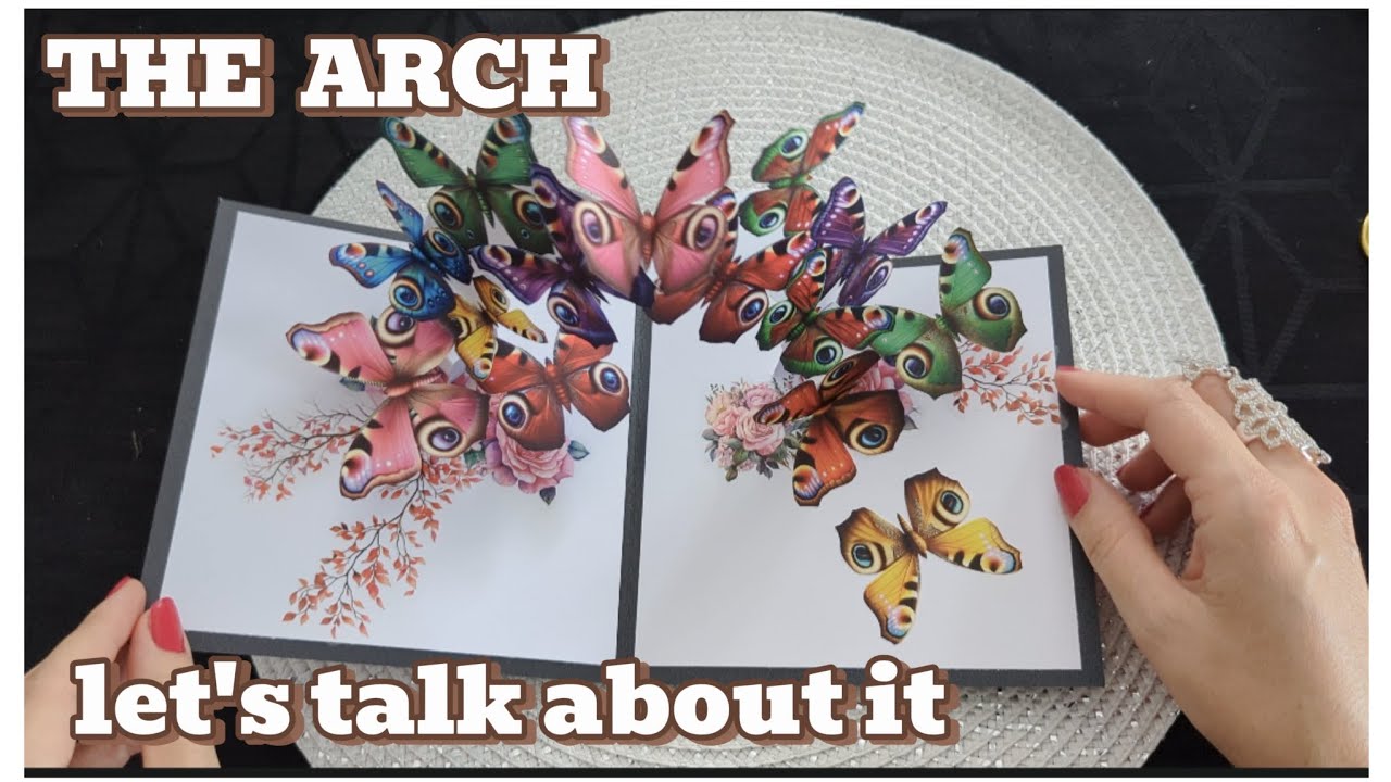 THE ARCH POP-UP: Tips, tests and Card Creation step by step (built from scratch)🦋 🌺🦋💞🌺🦋 TUTORIAL