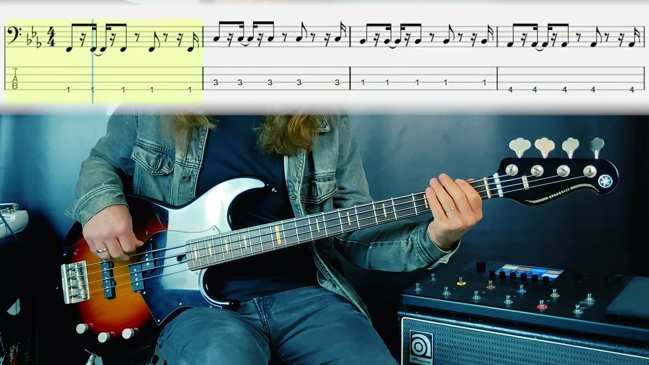 Lady Gaga - Abracadabra (Bass Cover Tabs) #ladygaga  #basscover