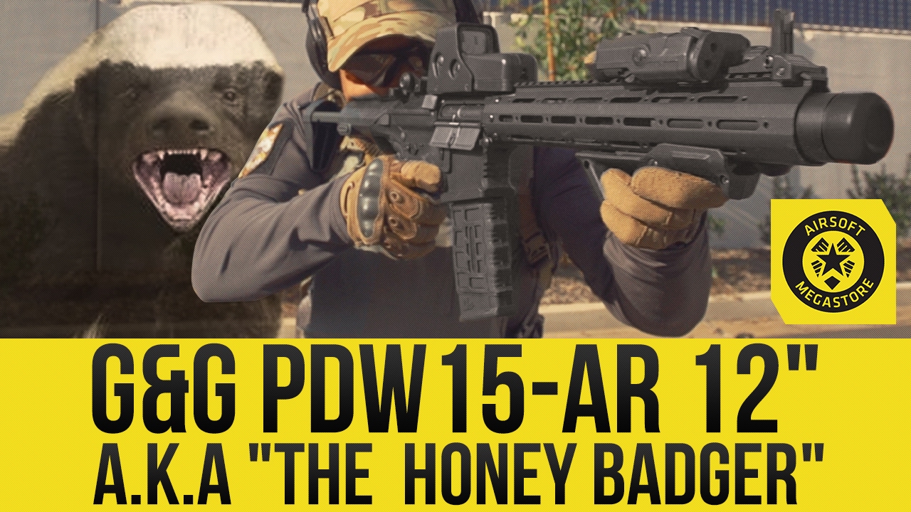 The Honey Badger You have been waiting for!??? The G&G PDW15-AR 12