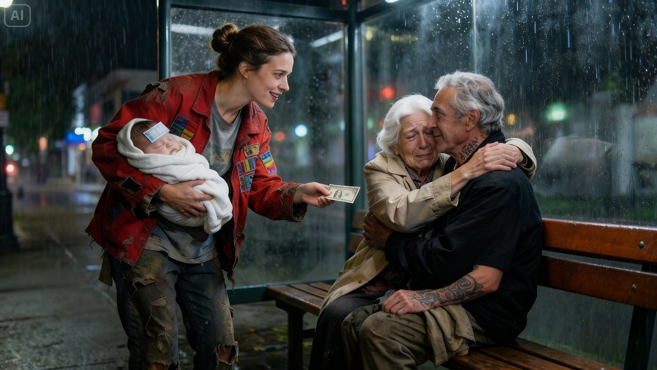 Single Mom Helped an Elderly Couple Abandoned at Bus Stop — Unaware The Mafia Boss Was Watching