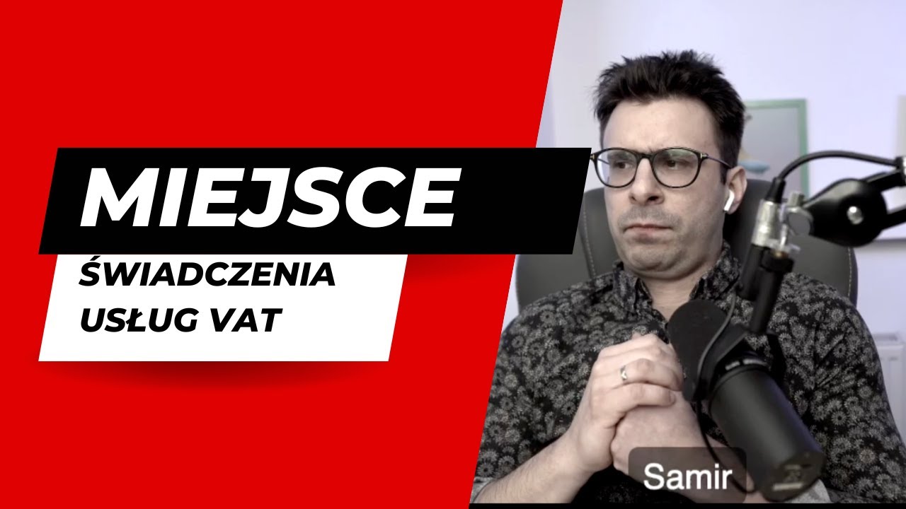 Miejsce świadczenia usług VAT - darmowy webinar