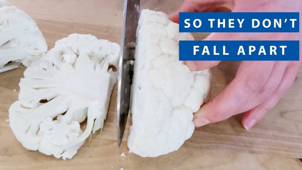 How to Cut Cauliflower Steaks | For Beginners