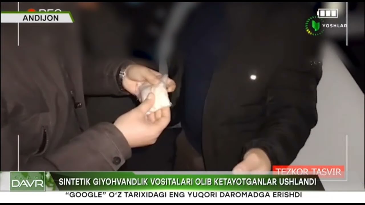 Sintetik giyohvandlik vositalari olib ketayotganlar ushlandi (Andijon)