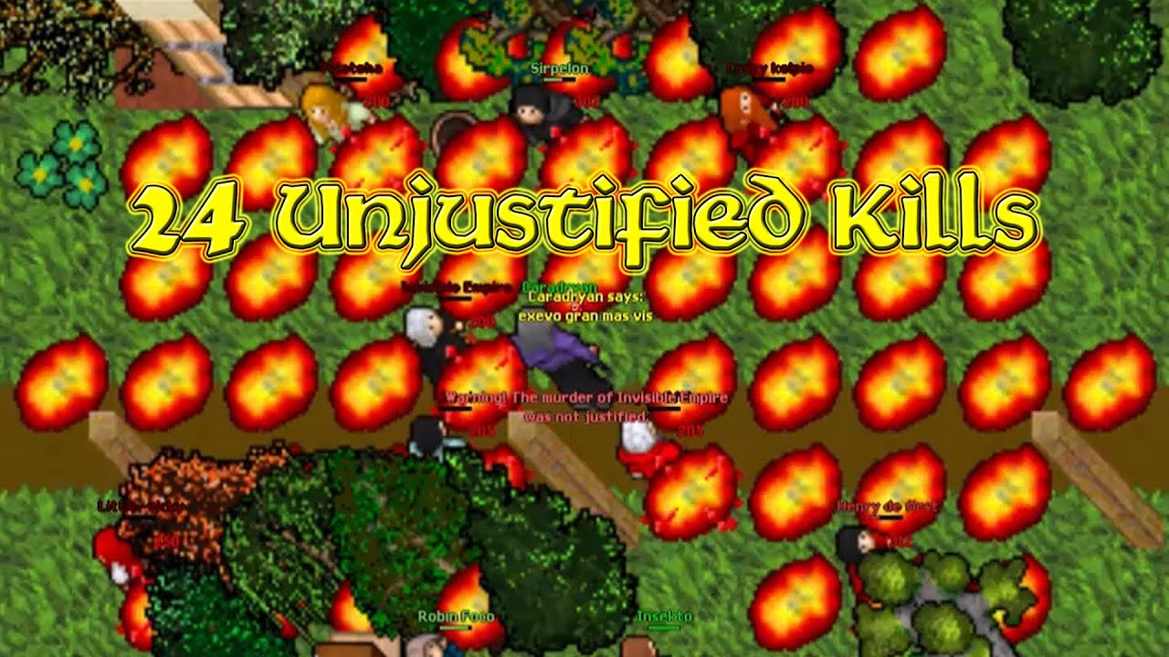 64 MS With 24 Unjustified Kills! (Antica 2004 - RL Tibia 7.21) Caradryan