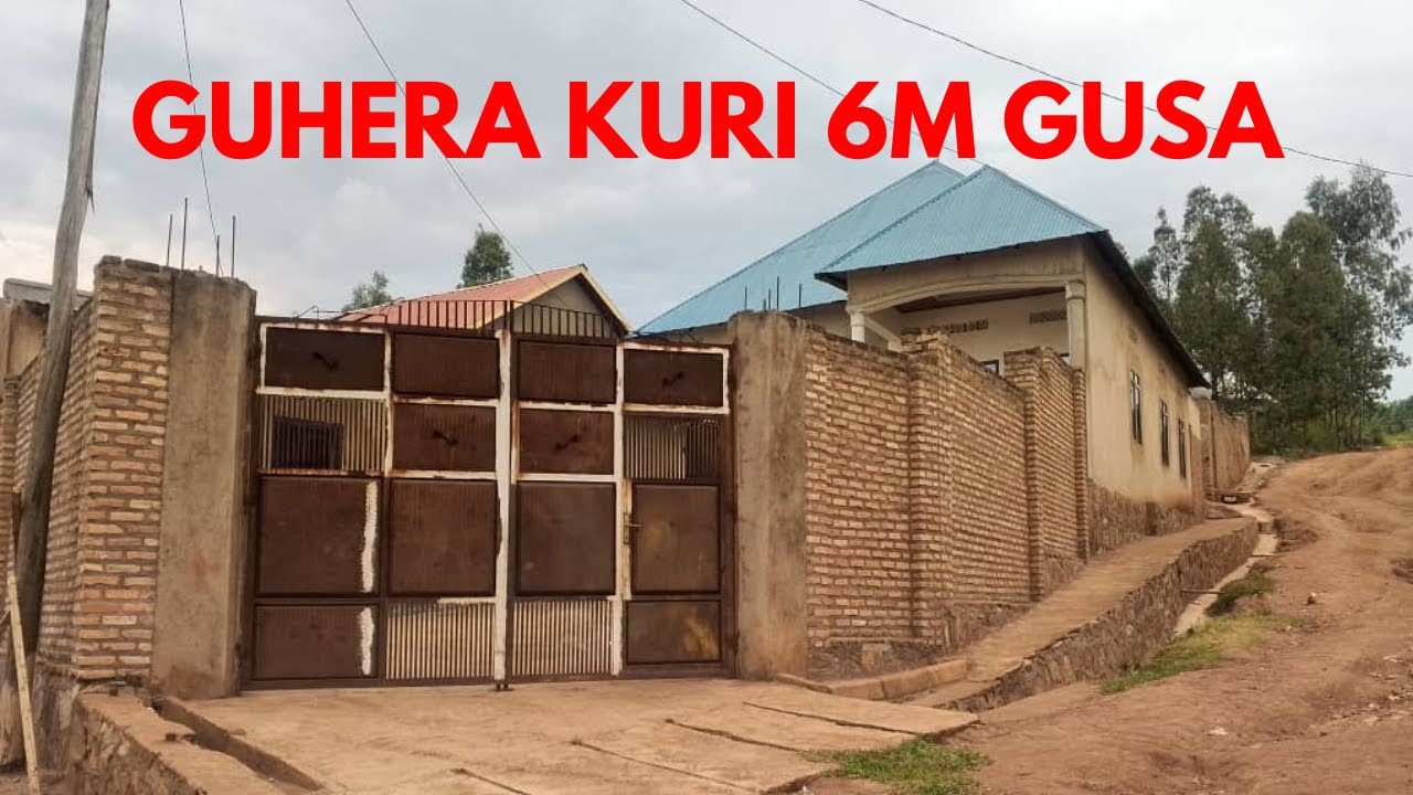 GUHERA KURI 6M URABONA INZU NZIZA NA PARCEL NINI HAFI NA KABURIMBO
