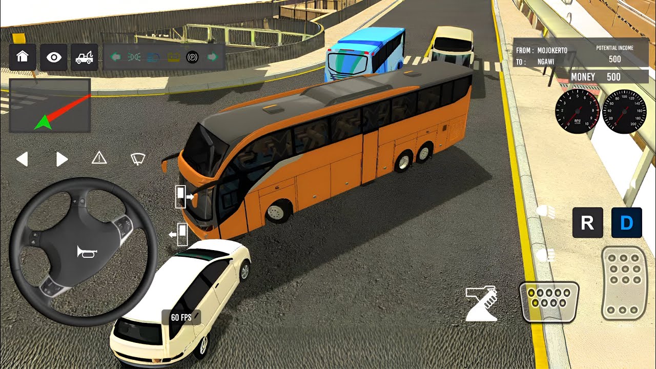 Bus Simulator Indonesia Euro Coach bus driving - Indonesia Bus simulator 2024 - Android gameplay