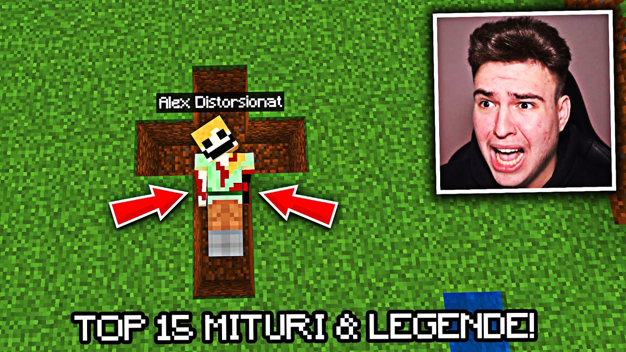 TOP 15 MITURI & LEGENDE CREEPY DE CARE NU ȘTIAI în MINECRAFT !