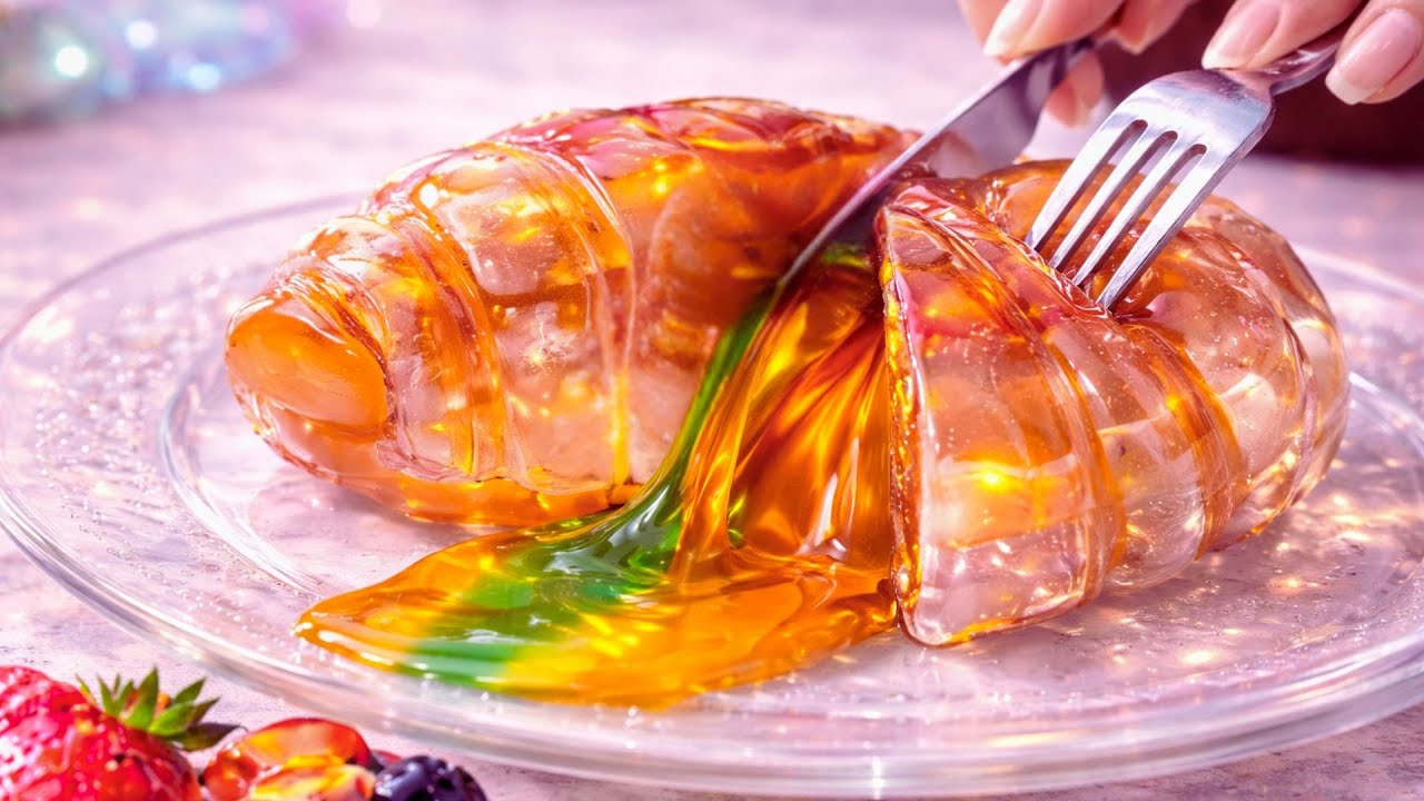 Which Glass Dessert Looks Most Satisfying to Cut? 😌 Visual ASMR