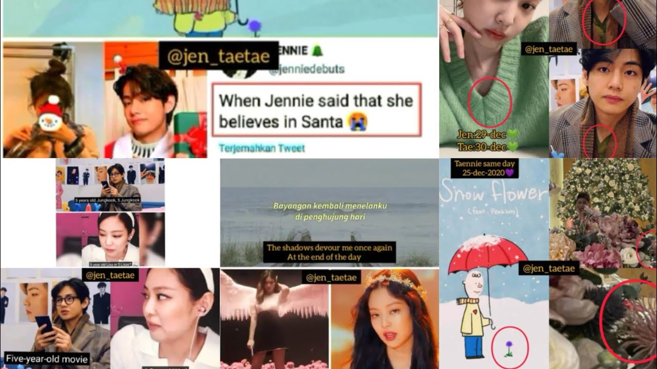 #taennie #taehyungbirthday Jennie spam photo at taehyung's birthday🍓💚