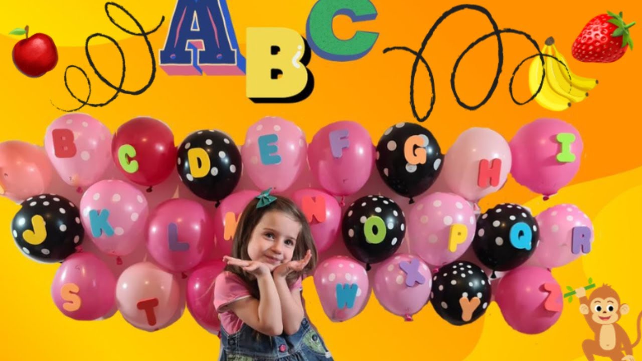 Balloons Alphabet with Emily | ABC  Adventure | Learn The Alphabet |