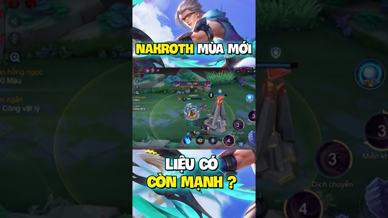 Nakroth Ở M&ugrave;a Mới Liệu C&oacute; C&ograve;n Mạnh | MSUONG CHANNEL #shorts