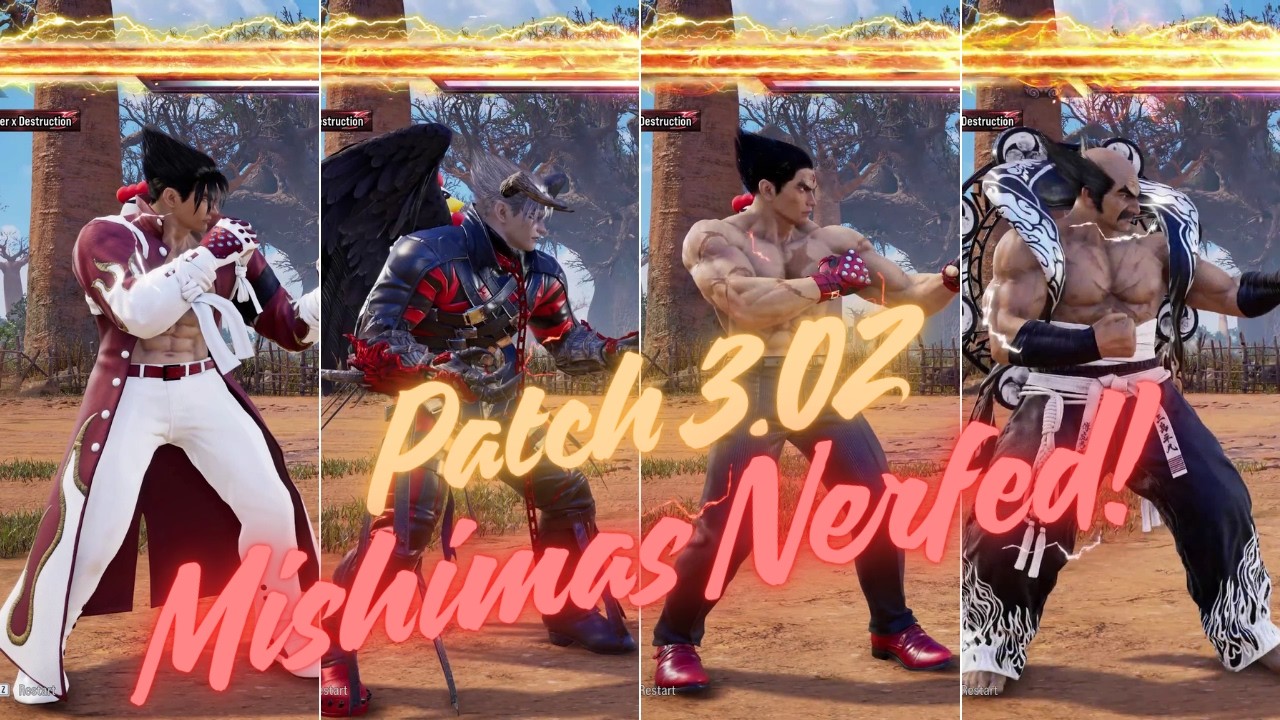 Tekken 8 Patch 3.00.02 Changes | All Mishimas Got Nerfed!