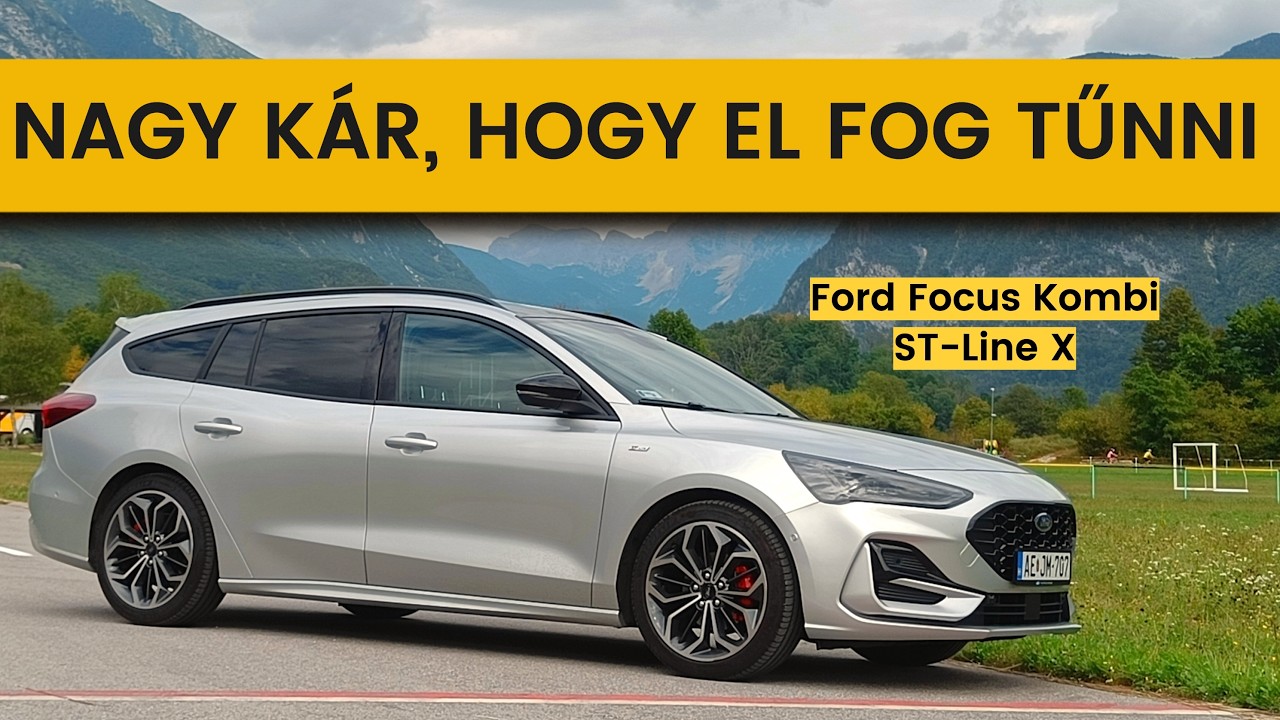 Ford Focus Kombi ST-Line X 1.5 Ecoblue  2024. Céges vásárlók siessetek! DRIVEN Teszt