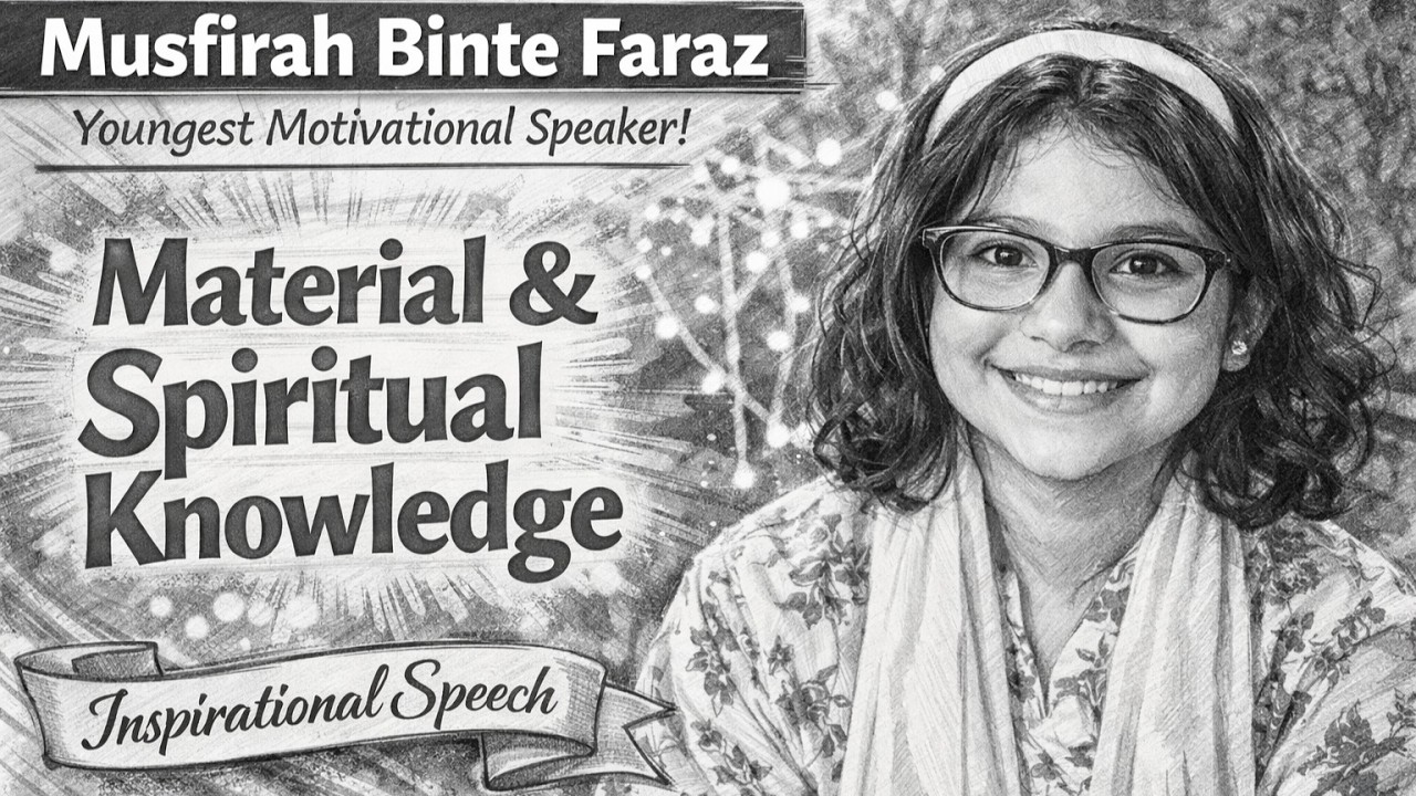 MUSFIRAH BINTE FARAZ MOTIVATIONAL SPEAKER | EXCELLENT INSPIRATIONAL SPEECH IN URDU