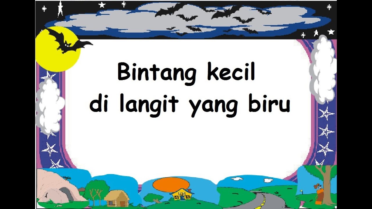 lirik BINTANG KECIL - Lagu Anak - Cipt. Pak Dal - Musik Pompi S.